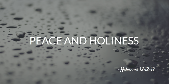 Peace and Holiness